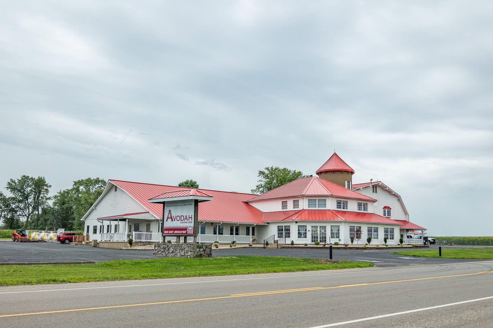 Avodah Contractors main location on East Lincoln Way in Wooster, Ohio