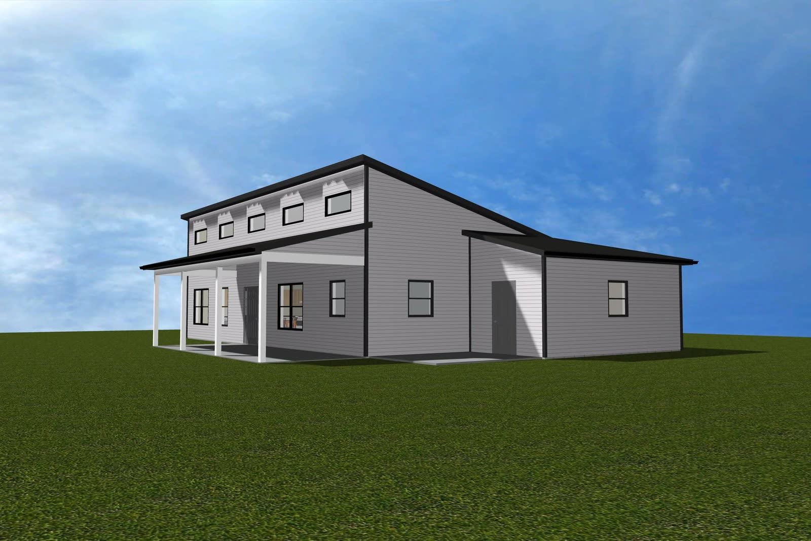 3D rendering of a custom Avodah build used to set an accurate budget